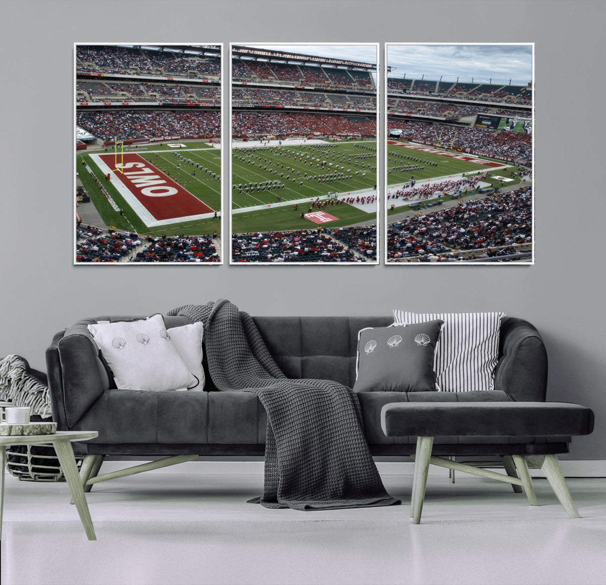 The Temple University Owls Athletics Team Print -