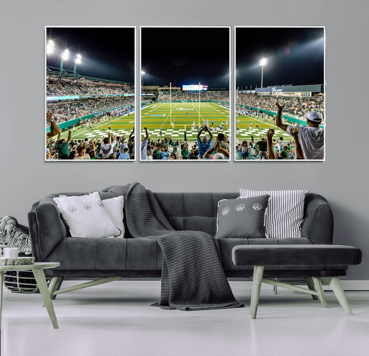 The Tulane University Green Wave Football Team Print - New