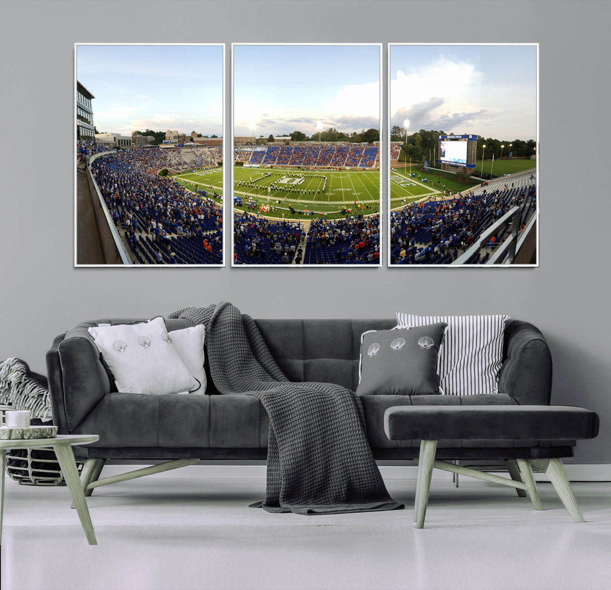 The Duke University Blue Devils Football Team Print - Durham