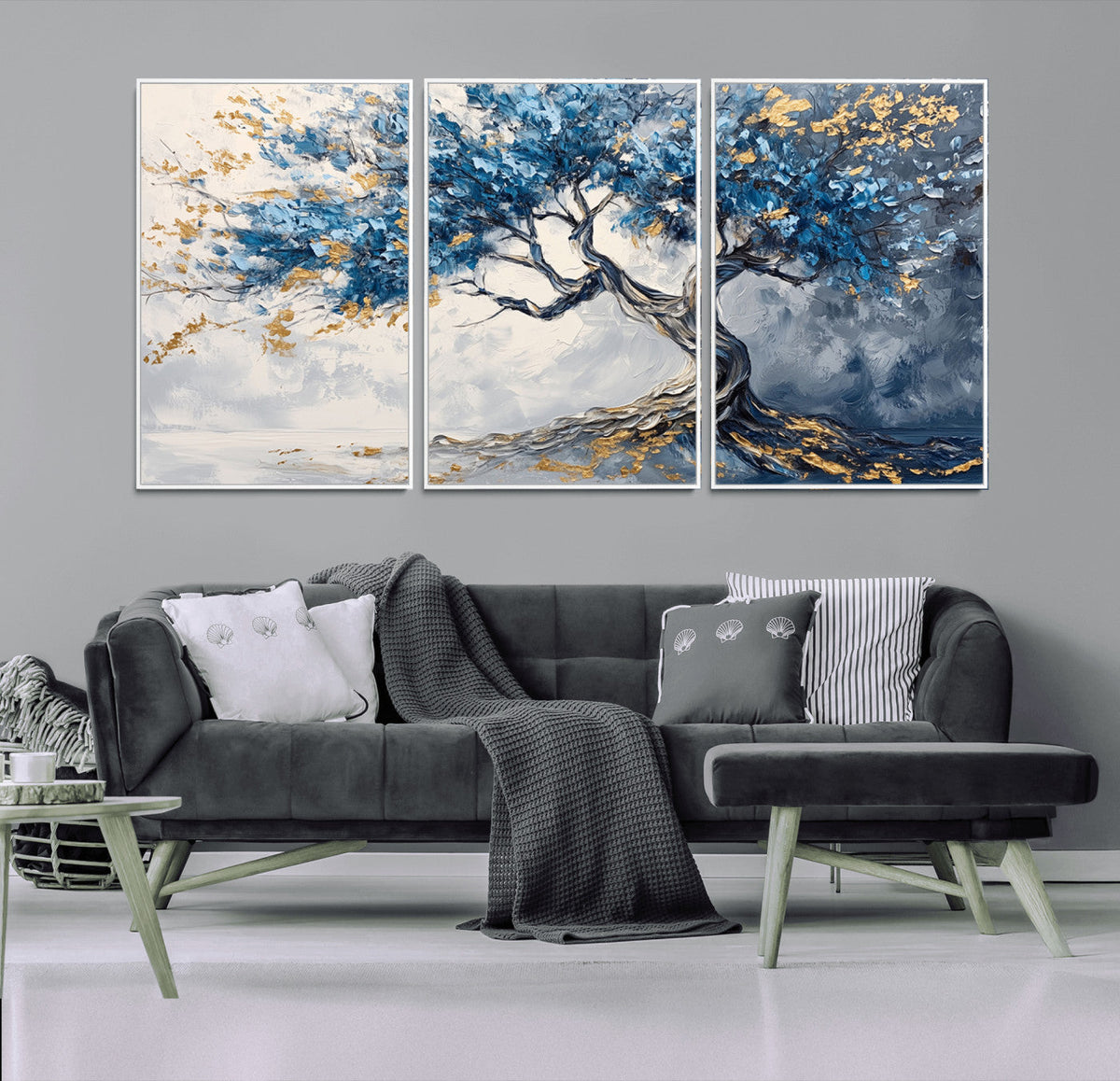 Abstract Tree Painting Canvas Wall Art | Tree of Life