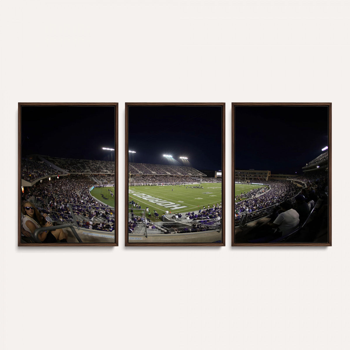 TCU Horned Frogs Football Team Print - Fort Worth Amon G.