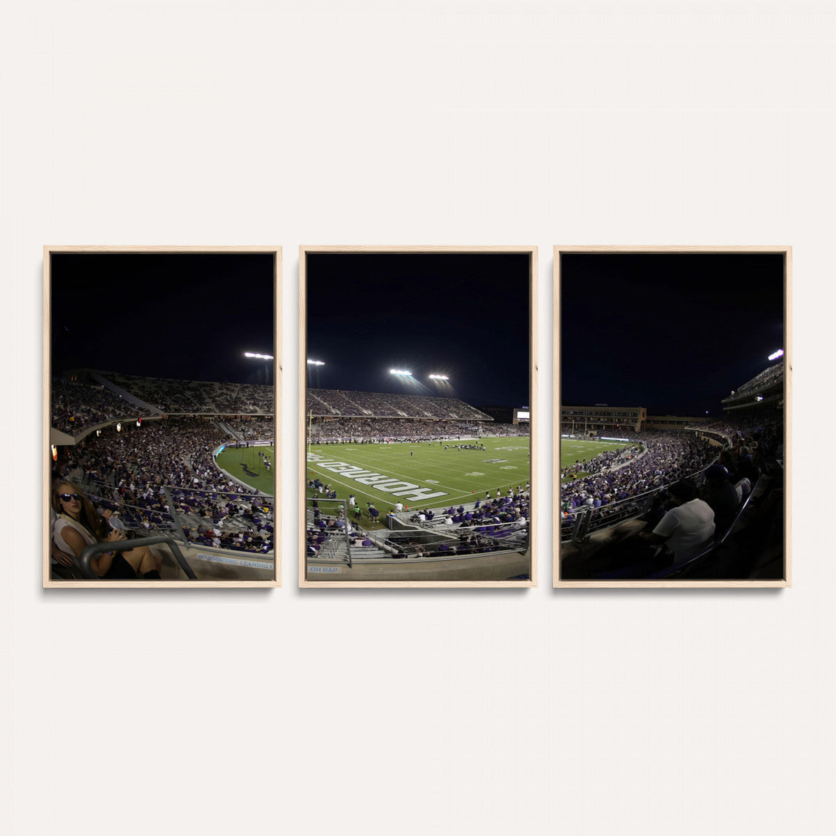 TCU Horned Frogs Football Team Print - Fort Worth Amon G.