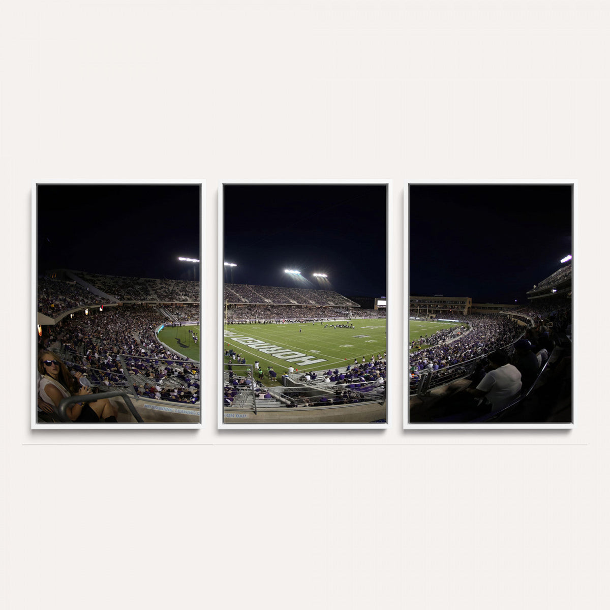 TCU Horned Frogs Football Team Print - Fort Worth Amon G.
