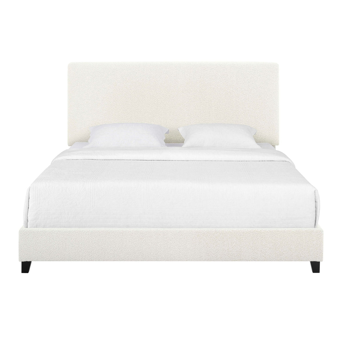 Upholstered Headboard Platform Bed