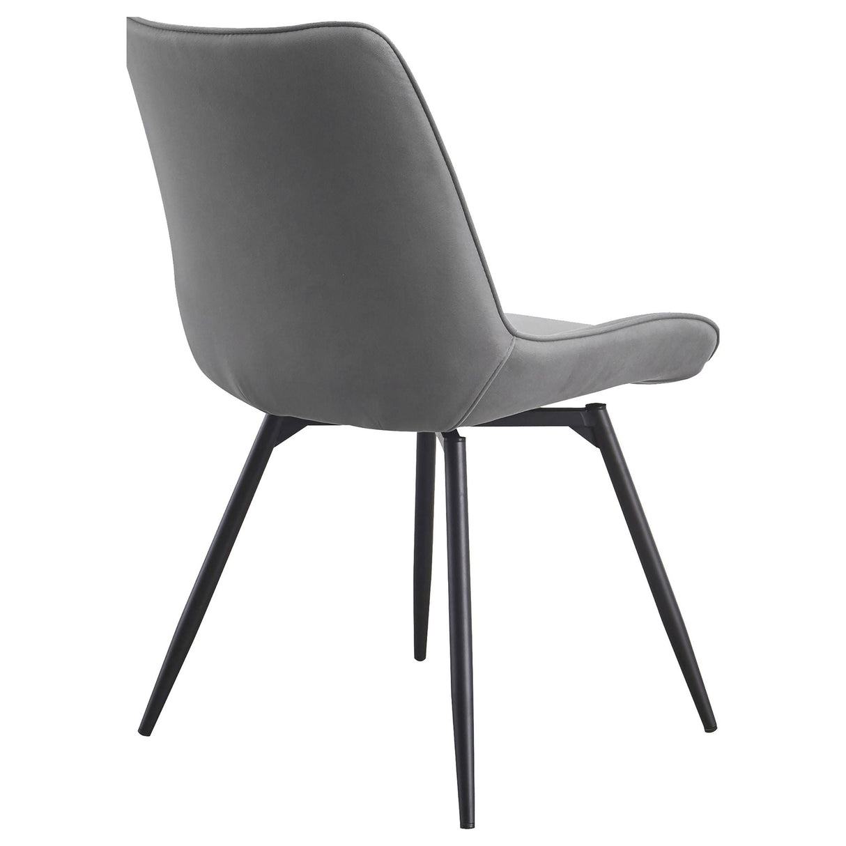 Tufted Swivel Dining Chairs (Set of 2) - Gray