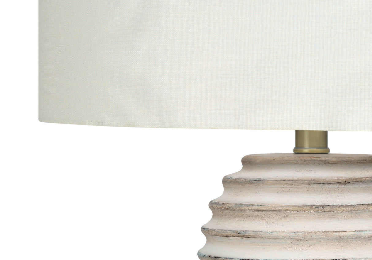 Lighting Table Lamp Resin Transitional - Cream