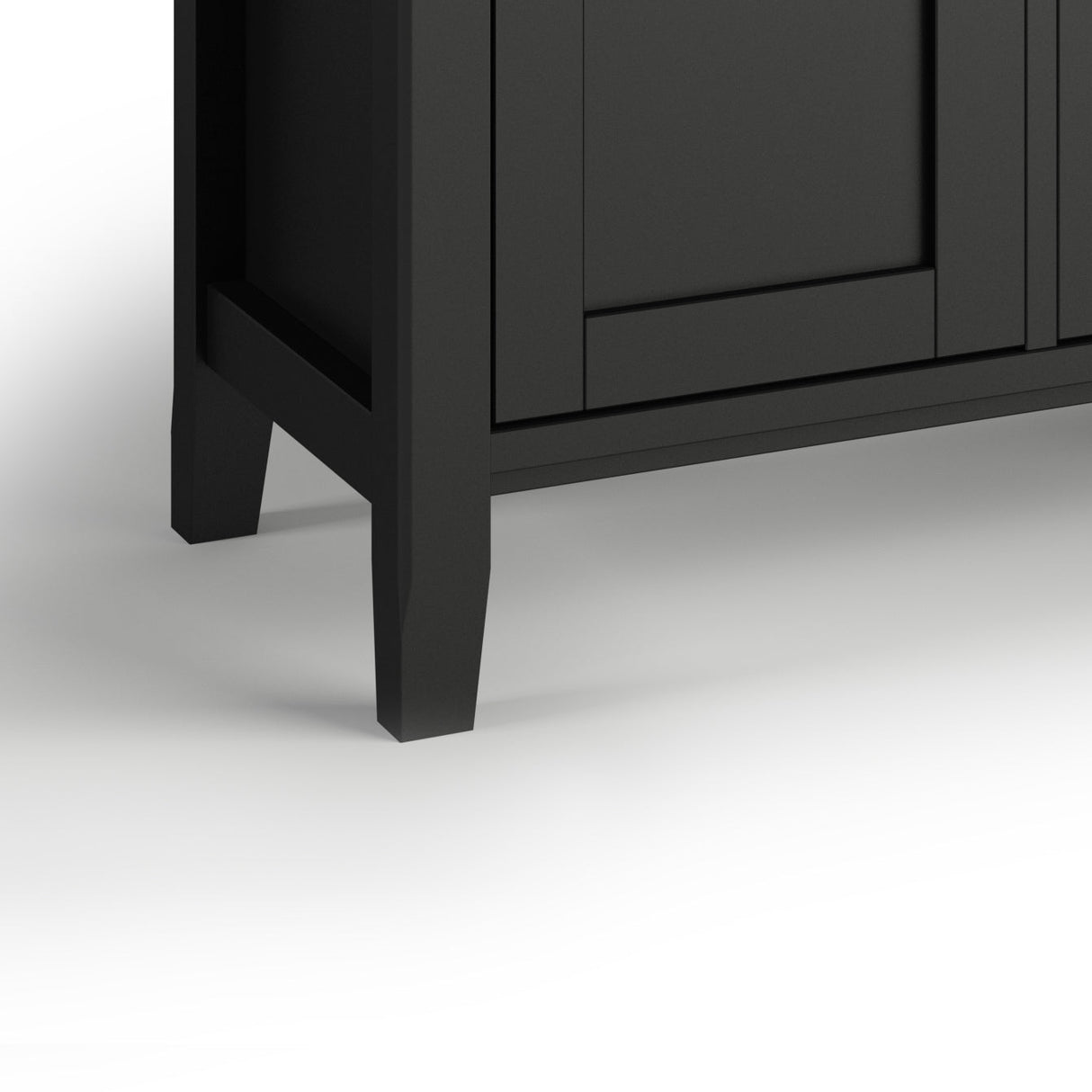 Warm Shaker 72" TV Media Stand - Black