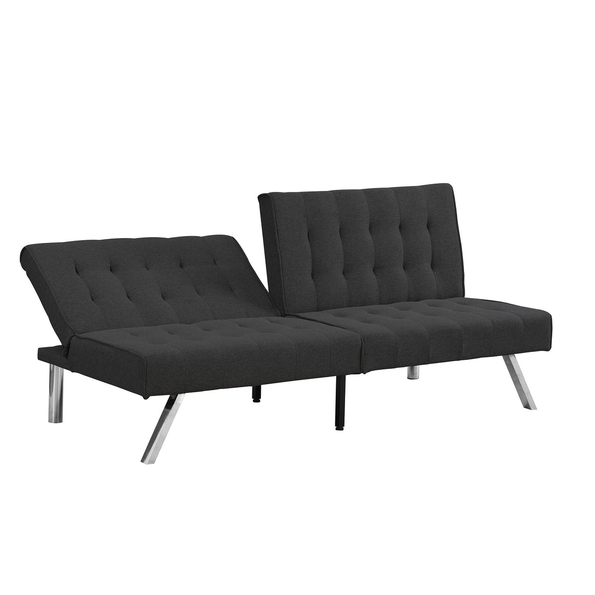 Modern Sofa Bed With Wood Frame And Stainless Legs