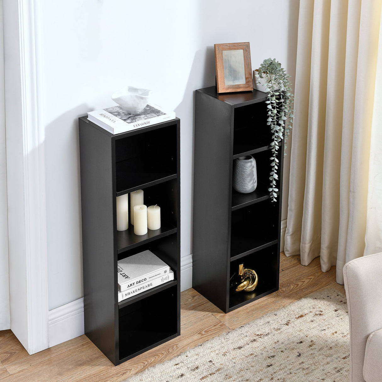 8-Tier Media Tower Rack