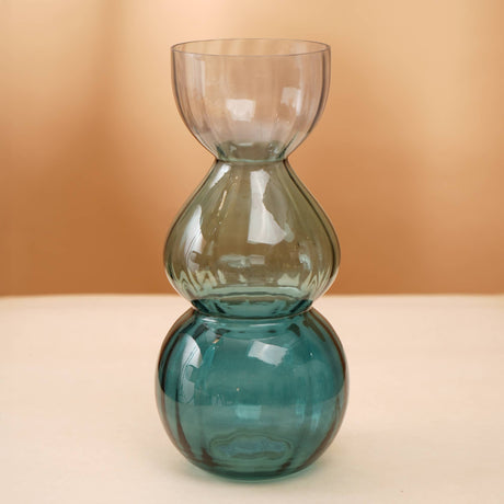 Decorative-Opulent-Bauble-Glass-Vase-Elegant-6.5'-x-14'-Statement-Piece-