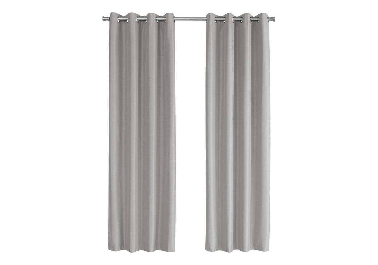 2 Pieces Set Curtain Panel Room Darkening Grommet
