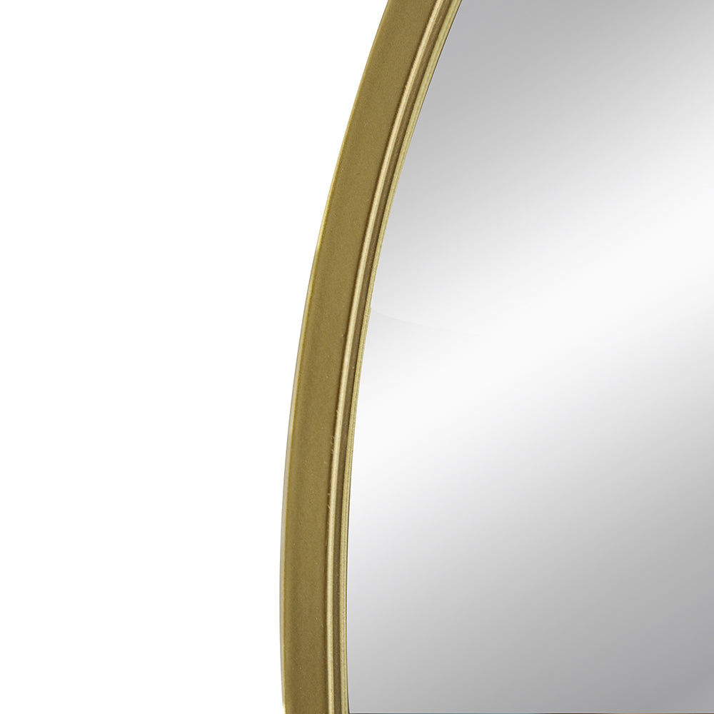 28x1x74' Celine Gold Arch Body Mirror