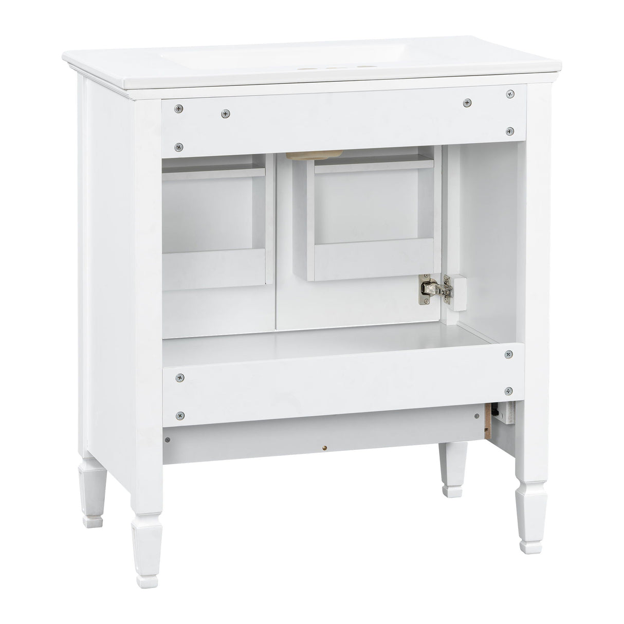 Freestanding Vanity With 1 Drawer & 2 Soft Close Doors With Door Mounted Storage
