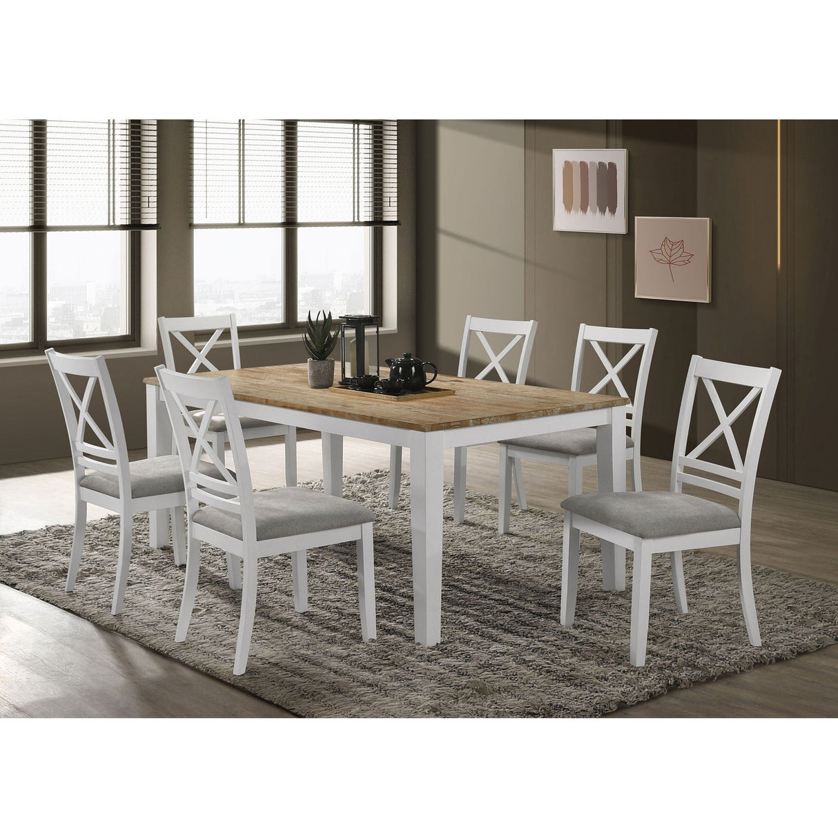 Prager - Rectangular Dining Table - Brown