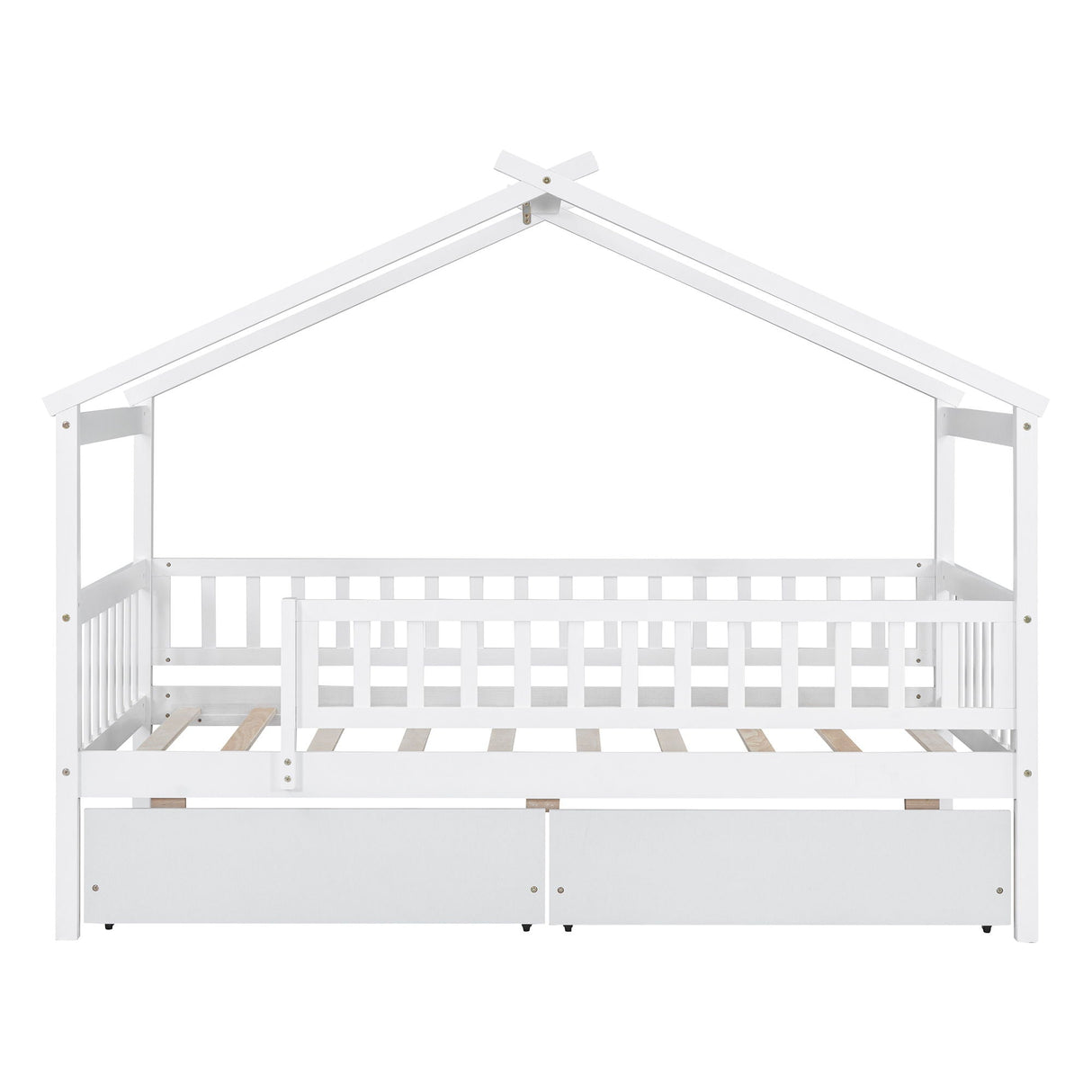 House Bed With 2 Drawers