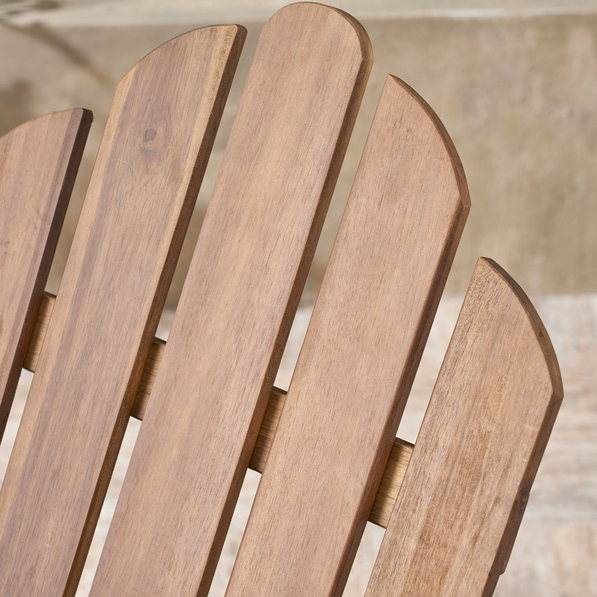 Hollywood Acacia Wood Adirondack Rocking Chair by Christopher Knight Home