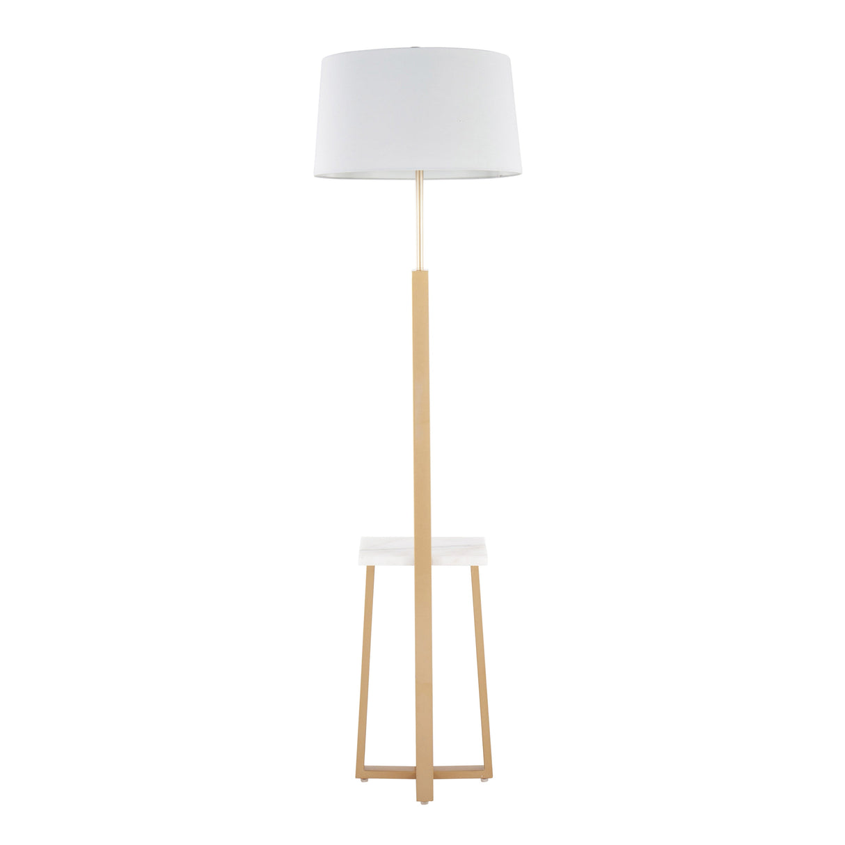 Cosmo Shelf Contemporary Glam Floor Lamp