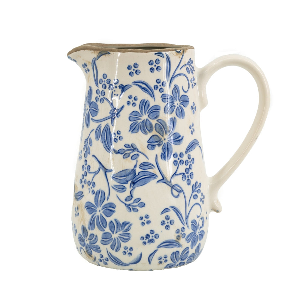 Ceramic Pitcher Vase With Handle