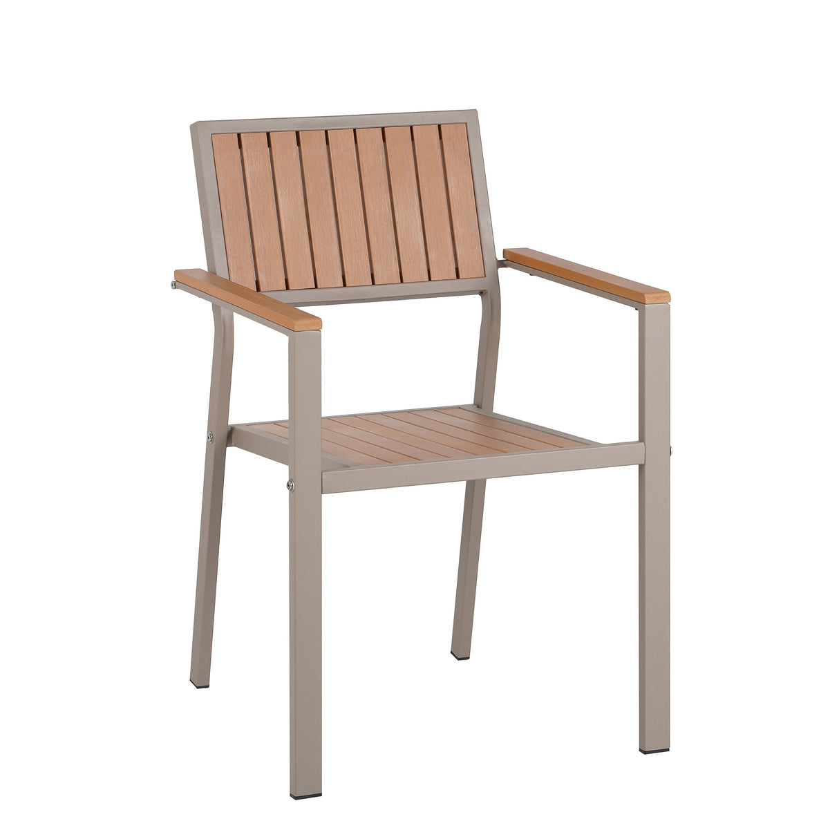 Outdoor Dining Set with Extendable Table and Six Chairs