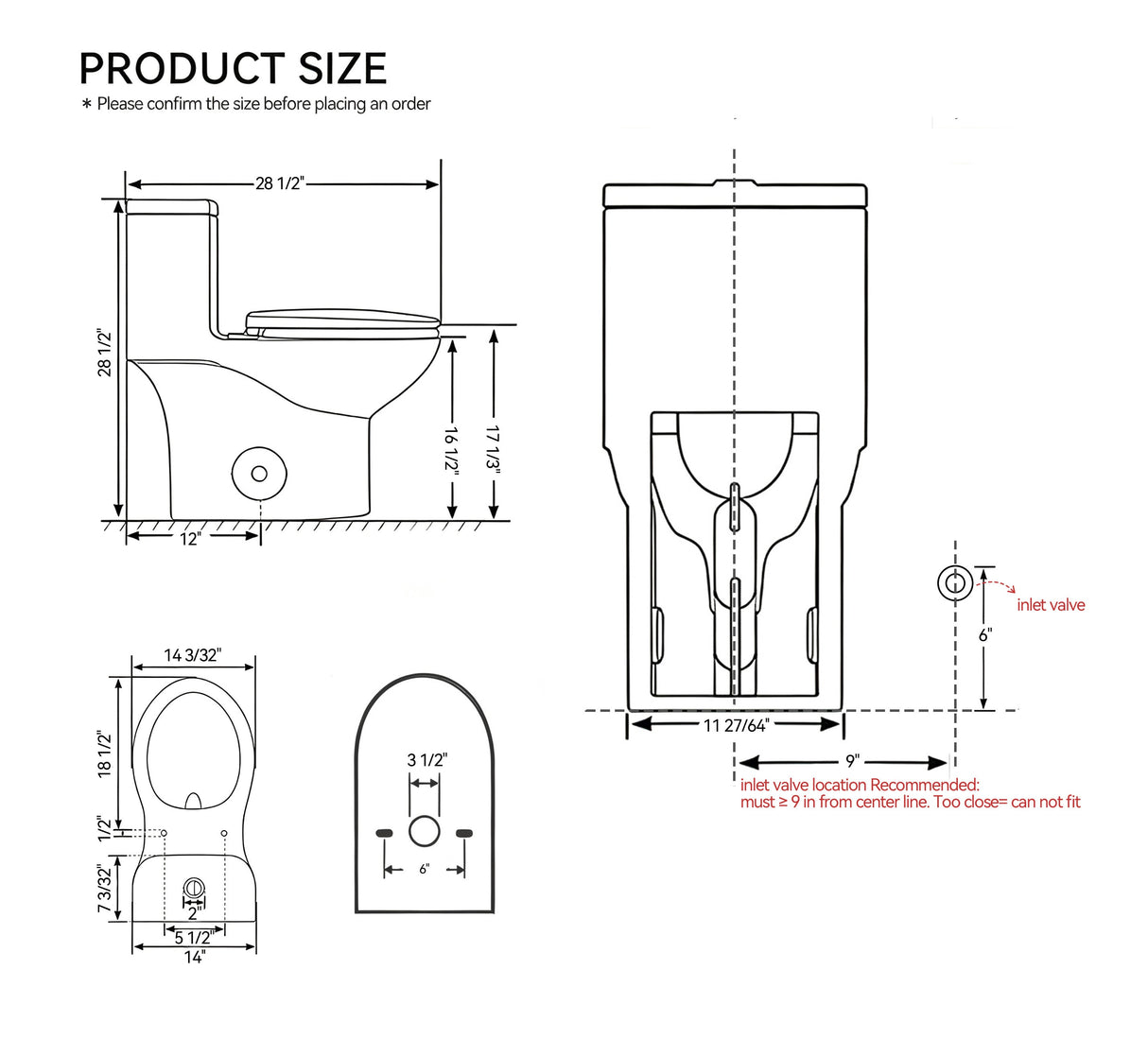 Tornado Flush One-Piece Toilet with Comfort Chair Seat