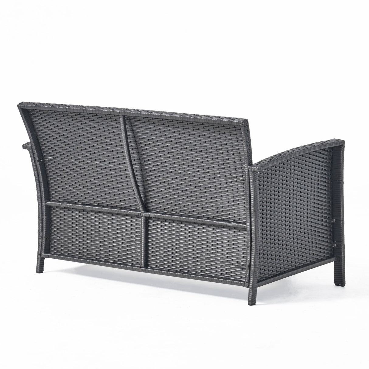 St Lucia 2-Piece PE Rattan Outdoor Loveseat by Christopher Knight Home