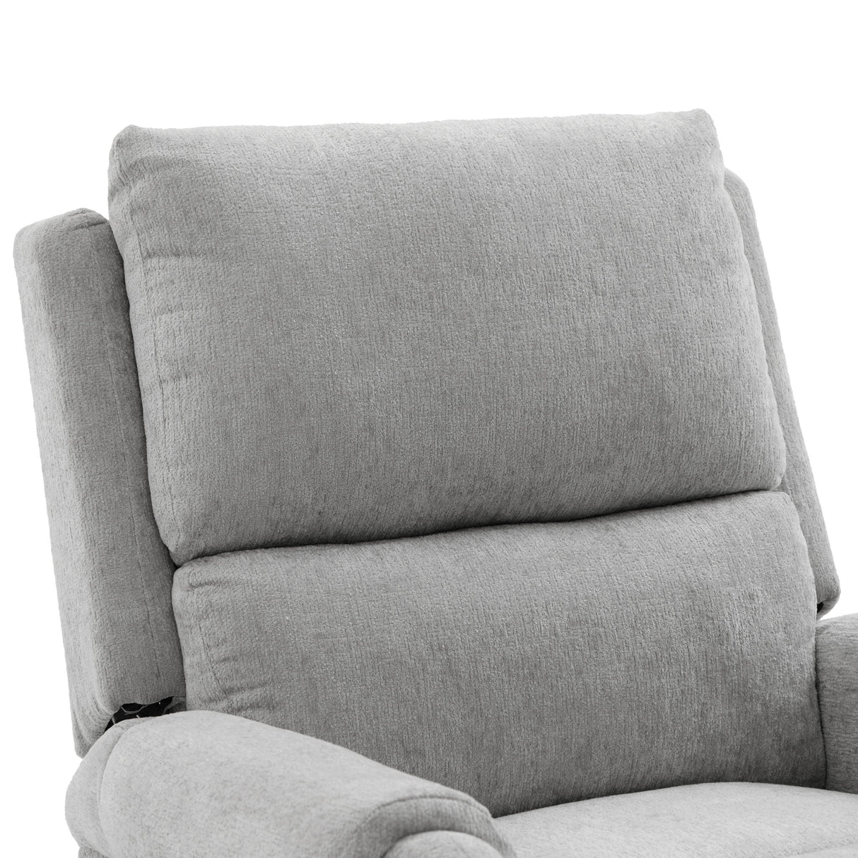 Manual Recliner Massage Chair With Swivel Rocker, 8 Massage Modes, Side Storage Pocket