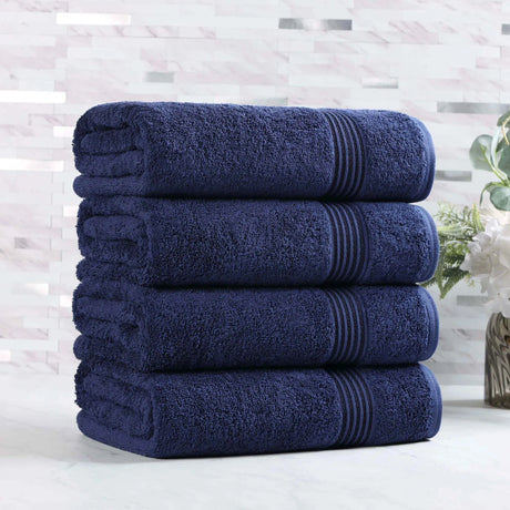Egyptian-Cotton-Plush-Absorbent-Luxury-Bath-Towel-Set-of-4-Egyptian-Cotton-Bath-Towel