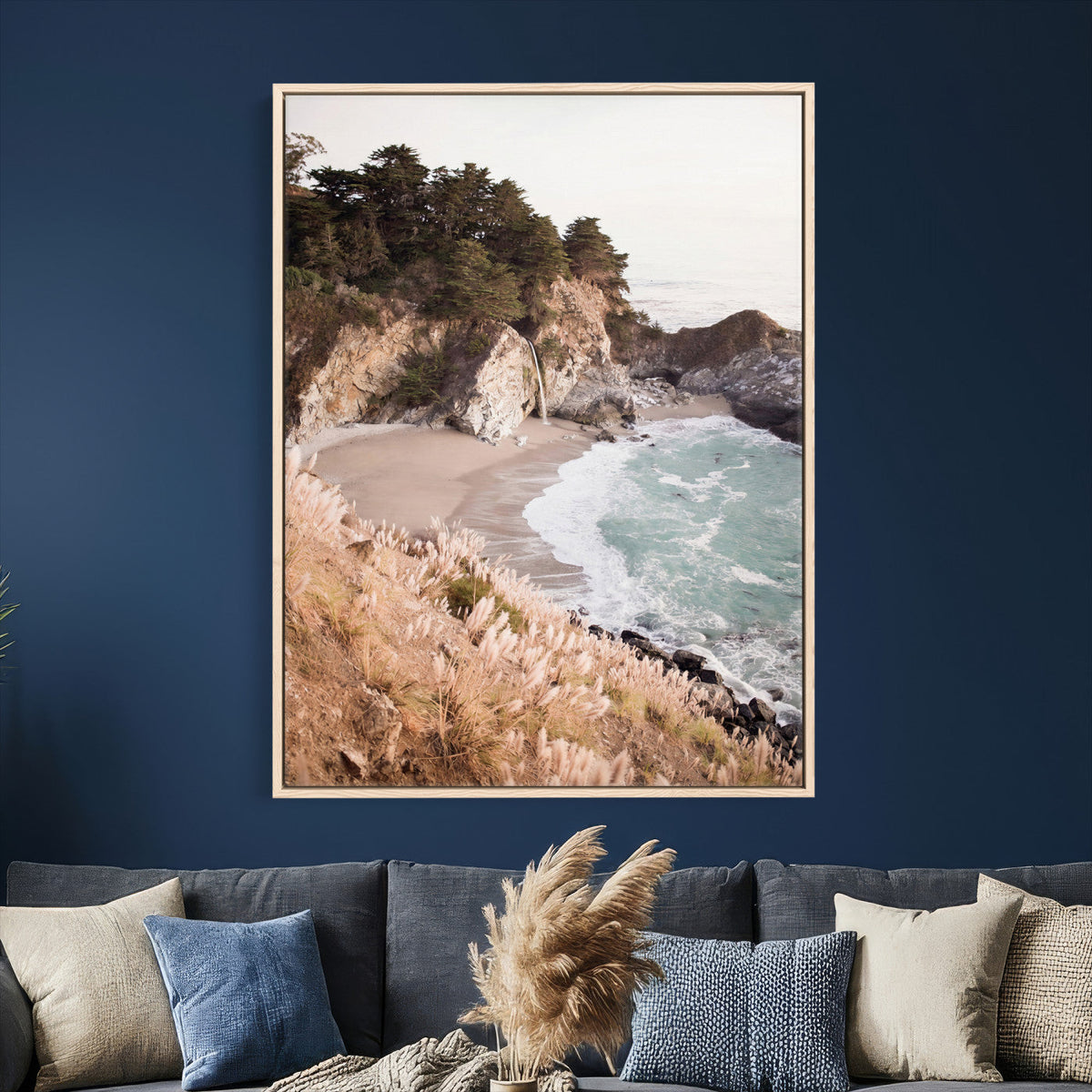 McWay Falls Canvas Wall Art, Big Sur California Photography