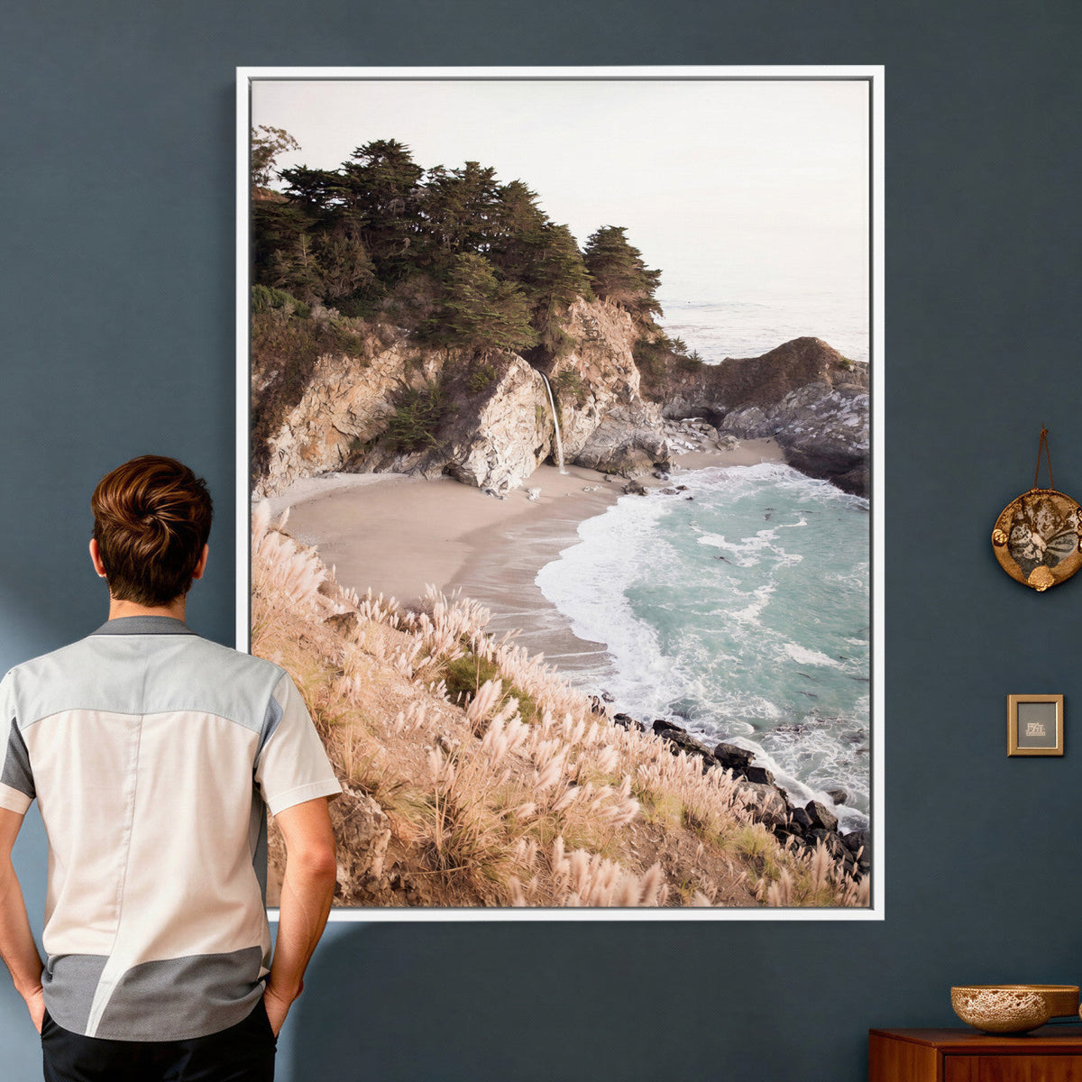 McWay Falls Canvas Wall Art, Big Sur California Photography