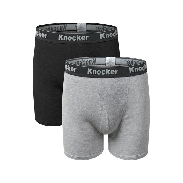 4-Pack-Knocker-Men's-100%-Cotton-Boxer-Briefs-
