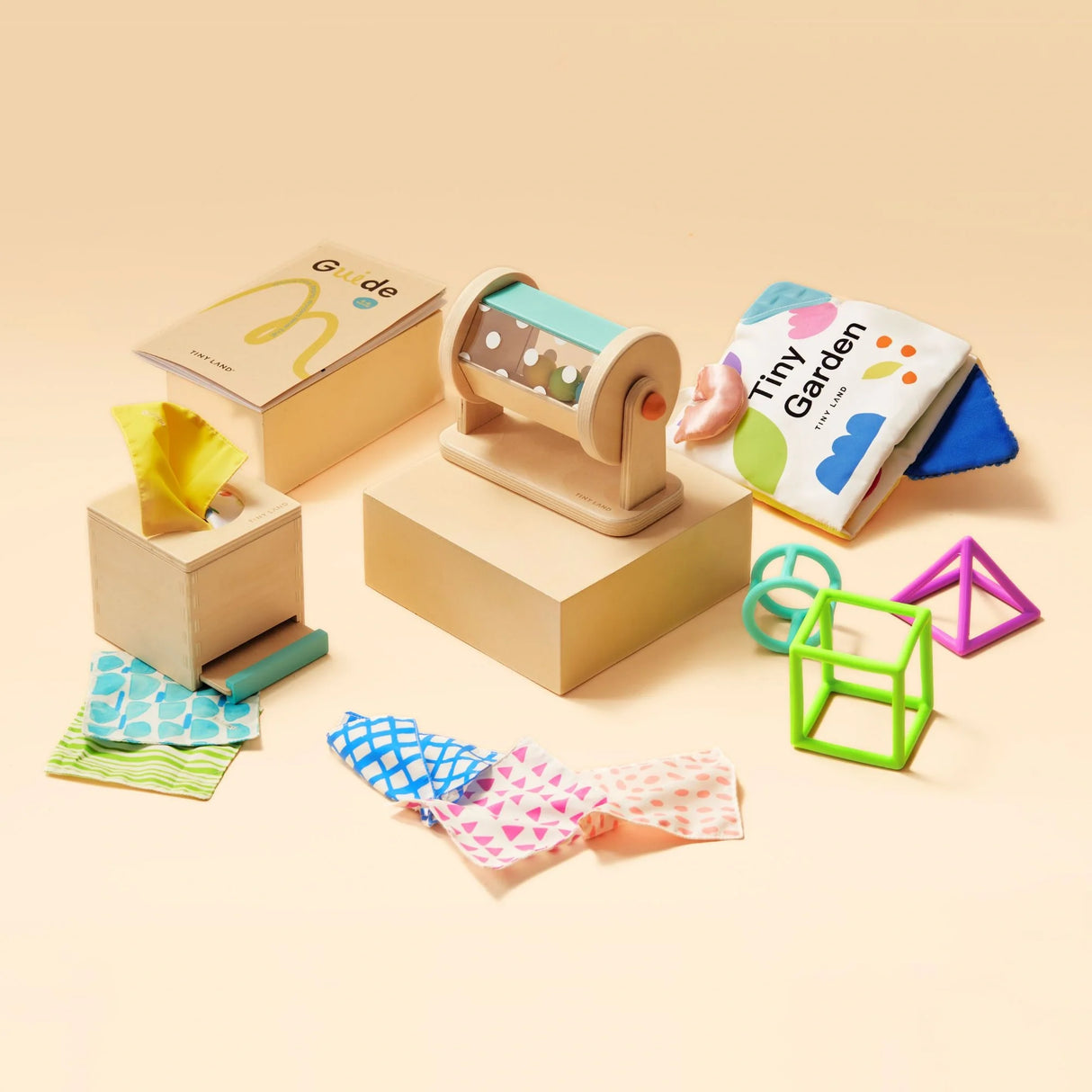 Brain & Hands Playset β Montessori Box (4β6 Months) + Activity Cube