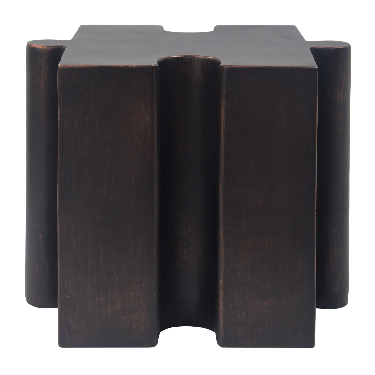 Puzzle Art Side Table, Modular Concave Edge MGO Table