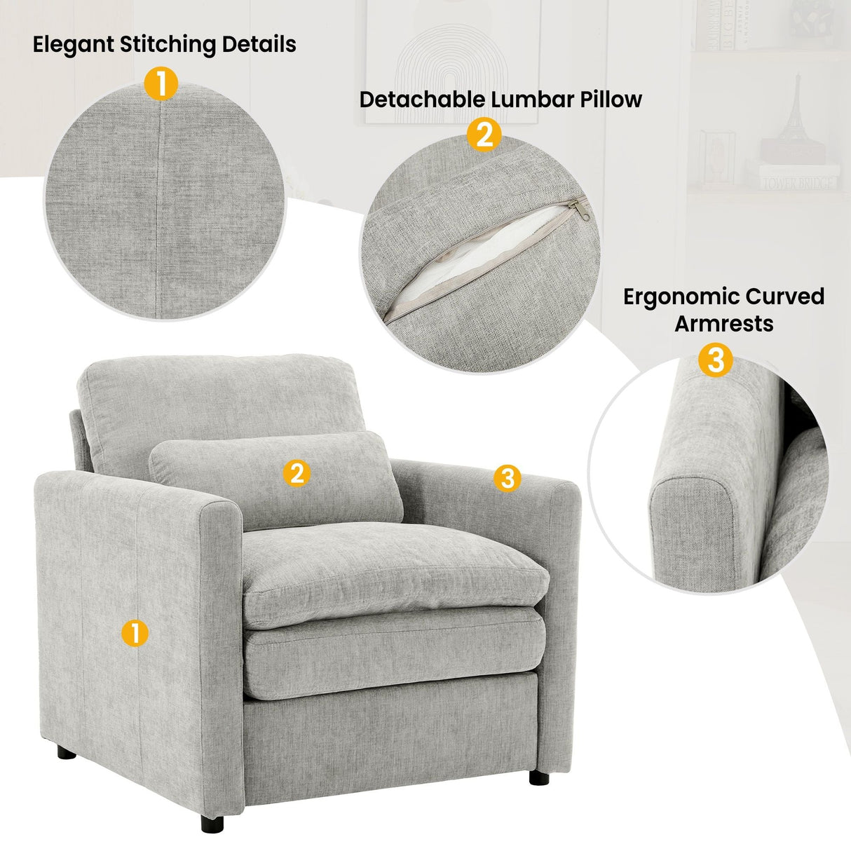 Cloud Sofa Set Couch For Living Room