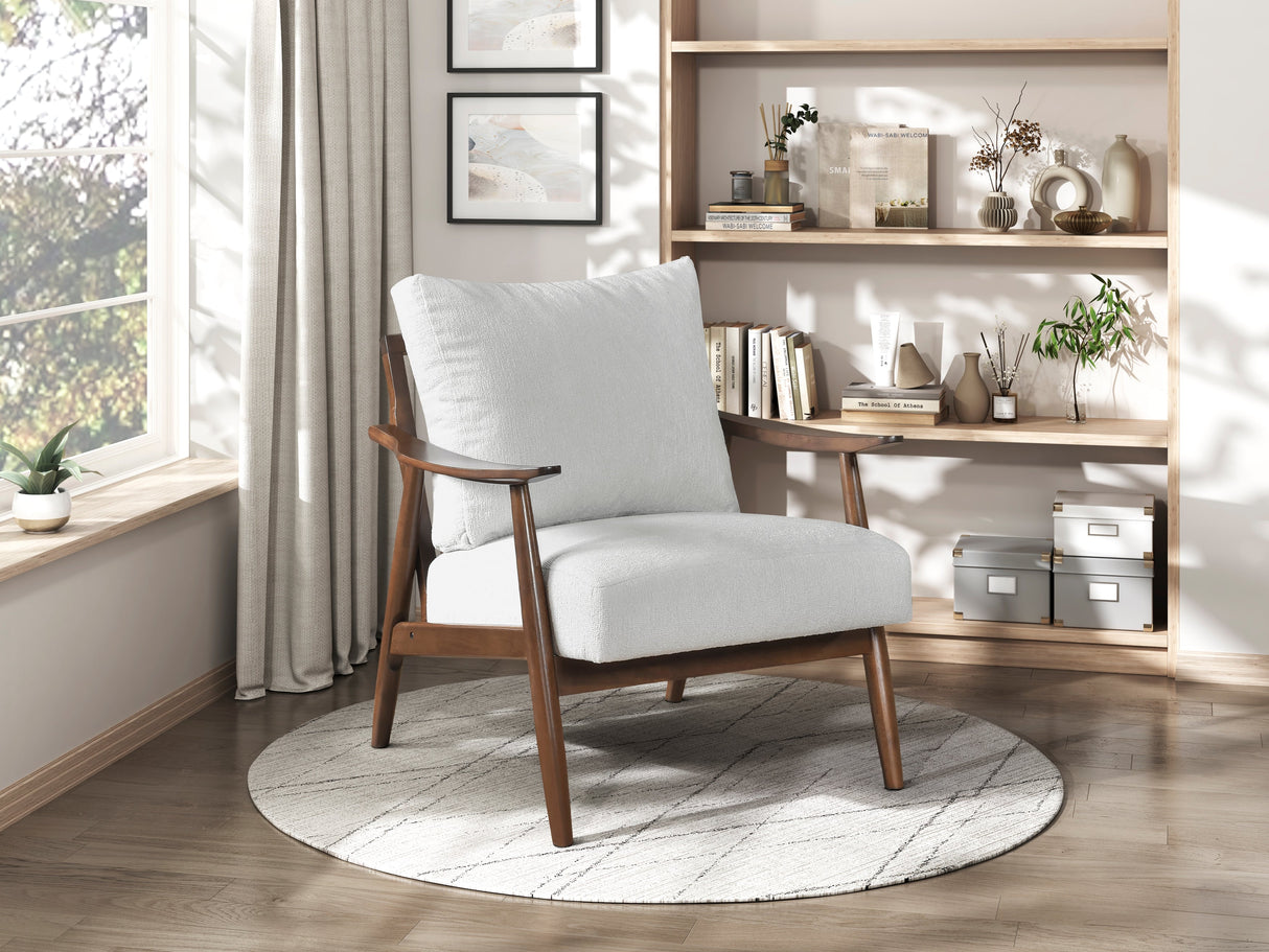 Sagebrooke Solid Wood Modern Accent Chair
