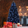 The-6-Foot-Pre-Lit-Black-Christmas-Tree-Christmas-Tree