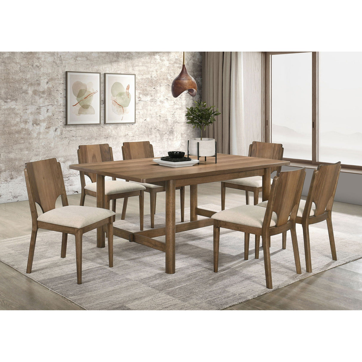 Graham - Upholstered Dining Side Chair (Set of 2) - Walnut
