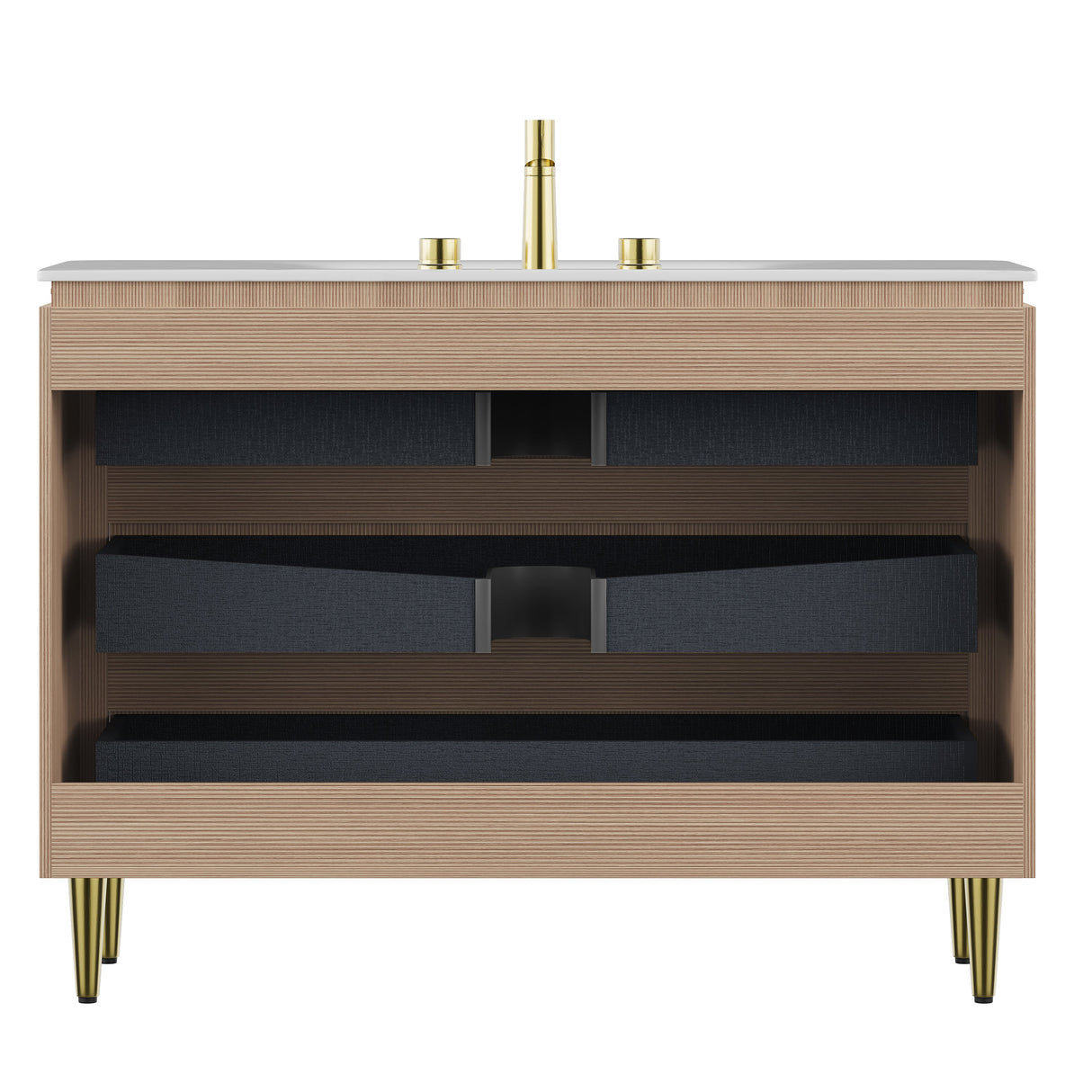 Amara 48'' Bathroom Vanity & Sink with Carrara Finish