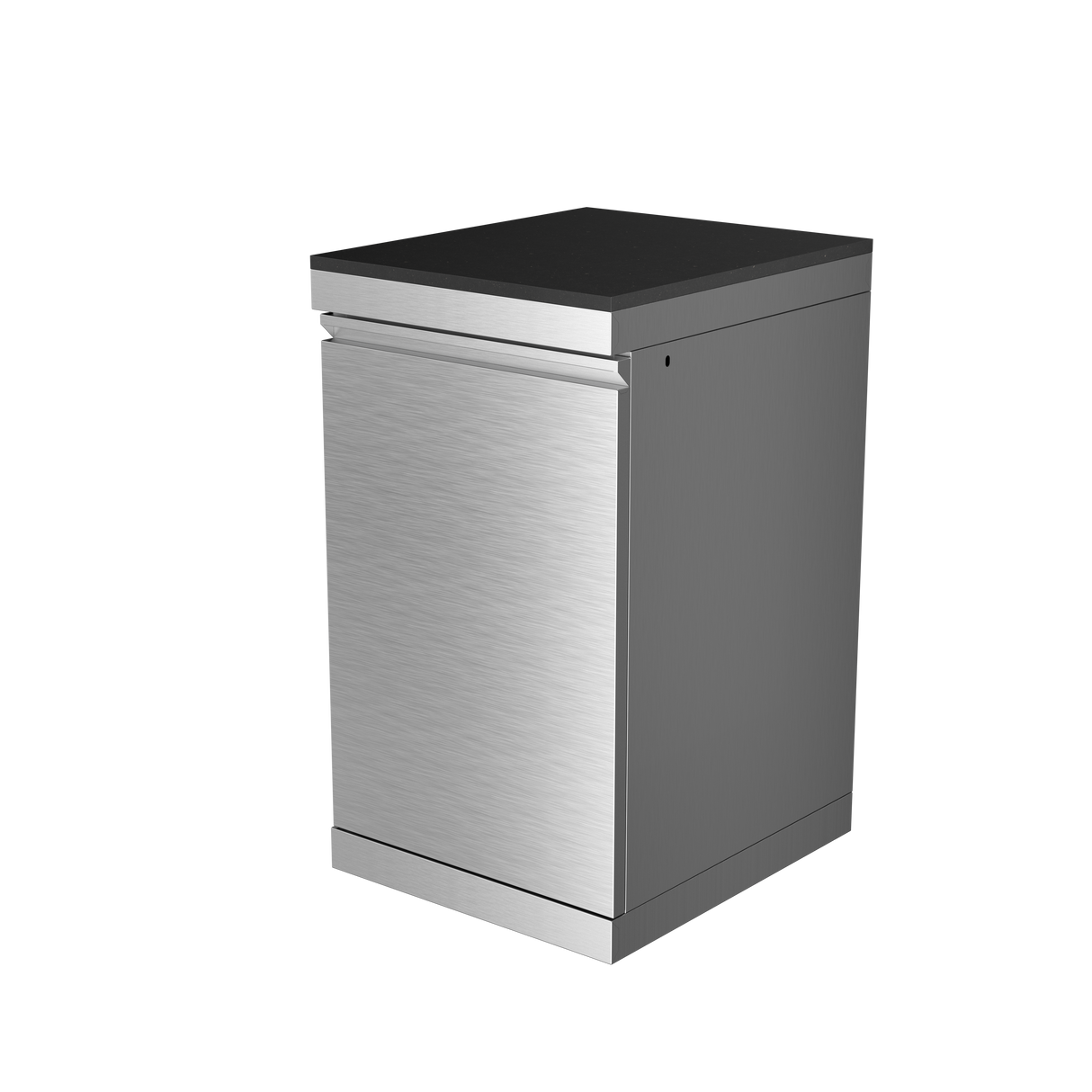 Storage Cabinet Stainless Steel Outdoor Kitchen Islands Right Open