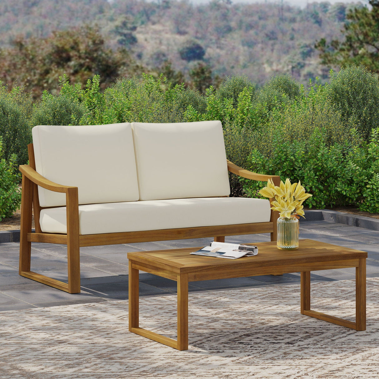 Samwell Coffee Table & Loveseat Set