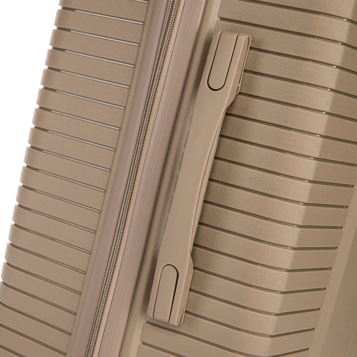 Gigatech 3-Piece PP Spinner Wheel Luggage Set (Champagne)