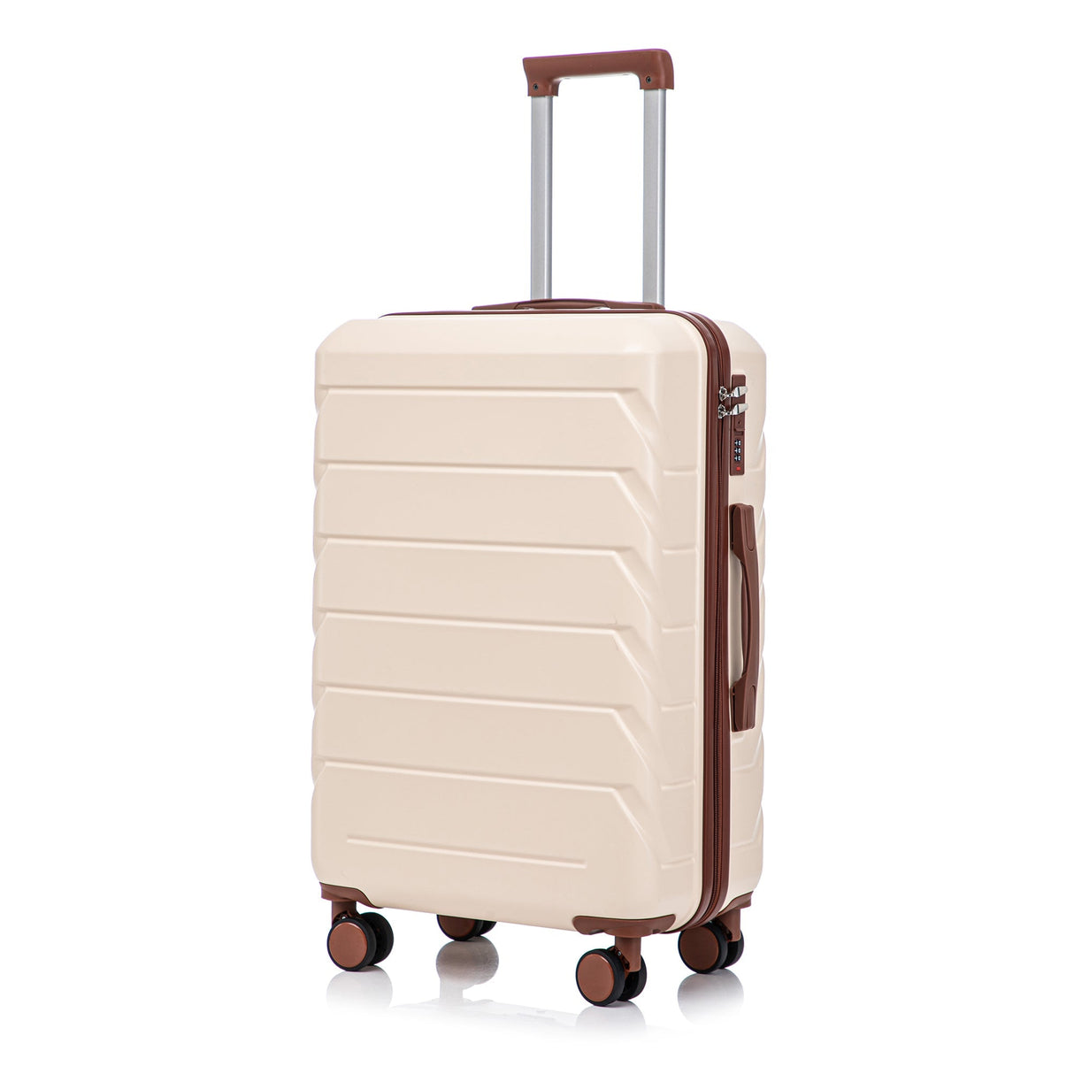 Set 3PCs 20'/24'/28' ABS Spinner Wheel Luggage - Beige