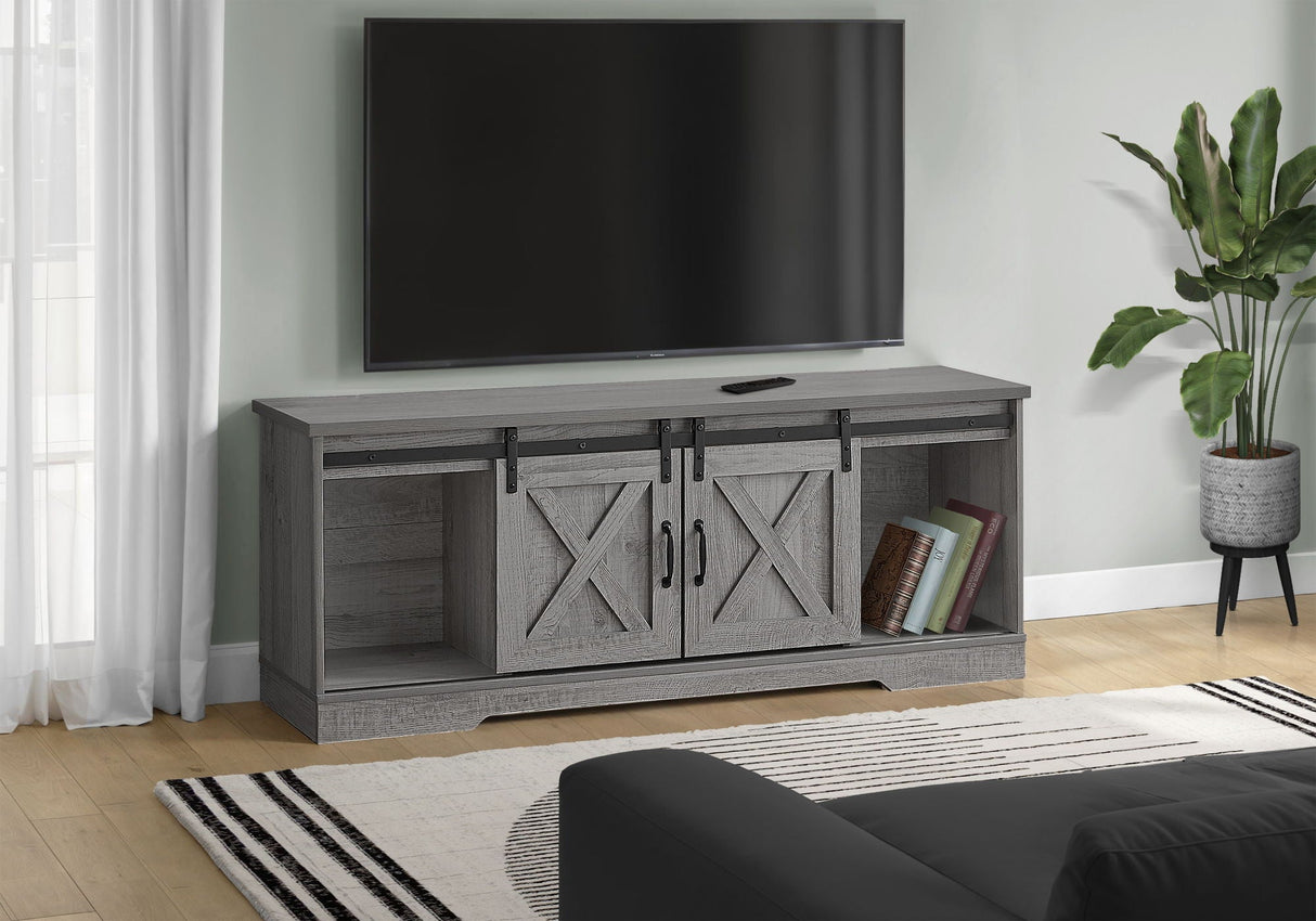 Transitional TV Stand Console Media Entertainment Center