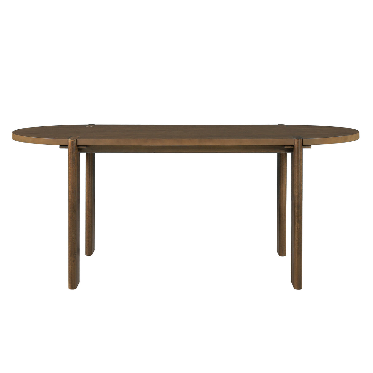 Modern Wooden Dining Table for 4 to 6 People, 71" Large