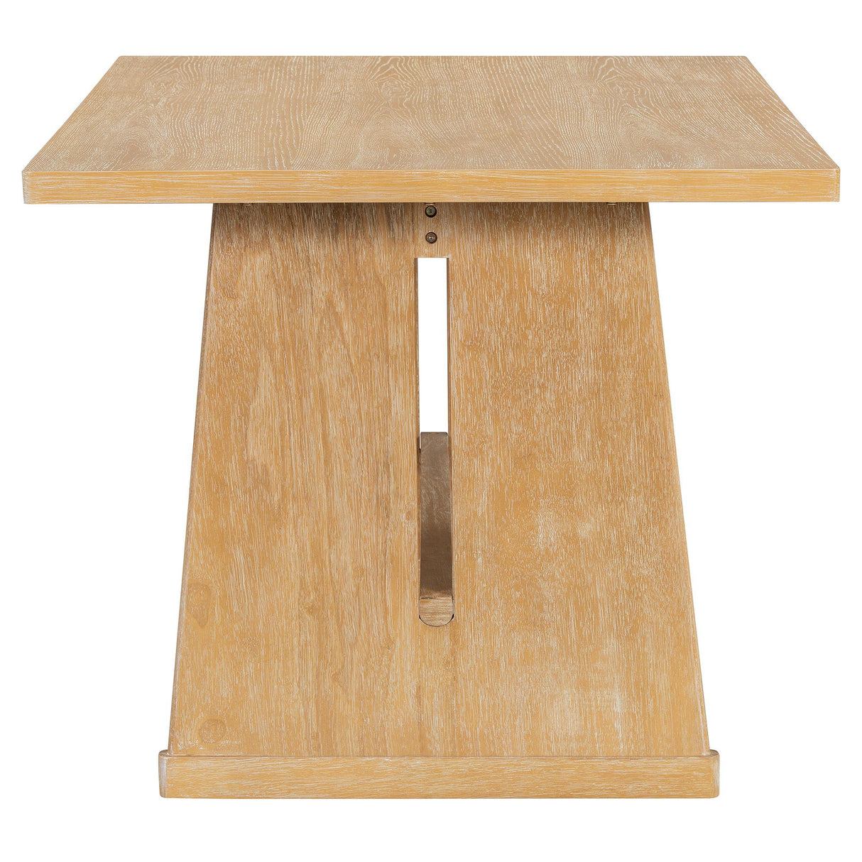 Dining Set With Rectangular Table, 4 Upholstered Chairs & 1 Padded Bench