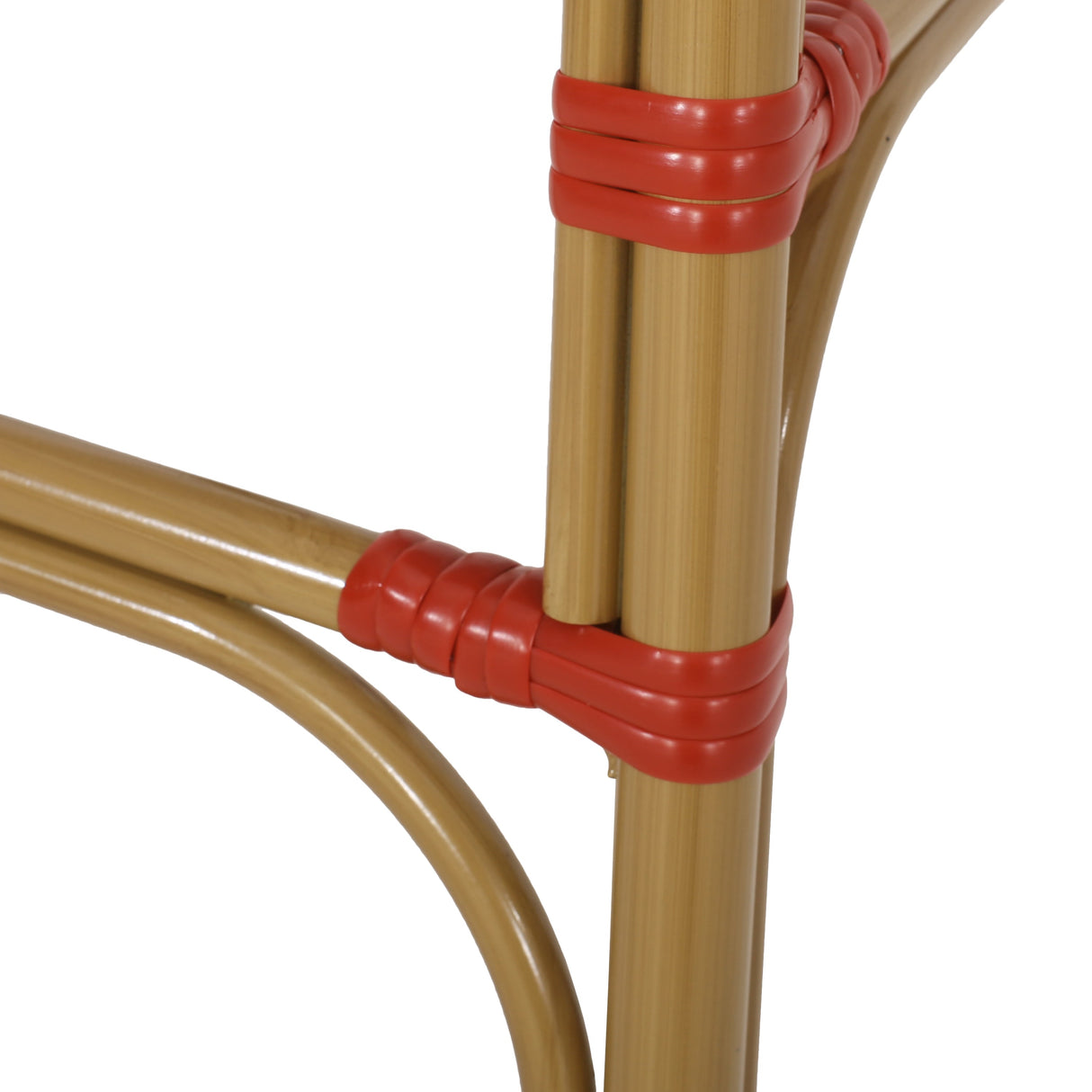 Outdoor Wicker and Aluminum French Barstools, Set of 2