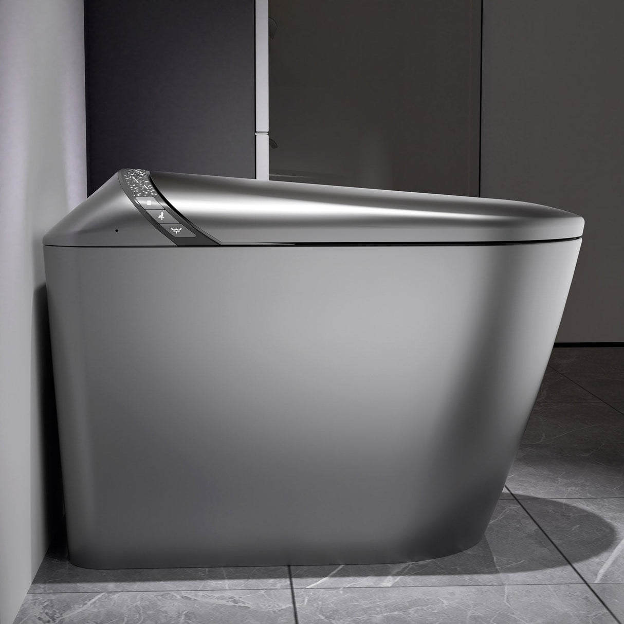 Starry Night Light Smart Toilet with Built-In Bidet