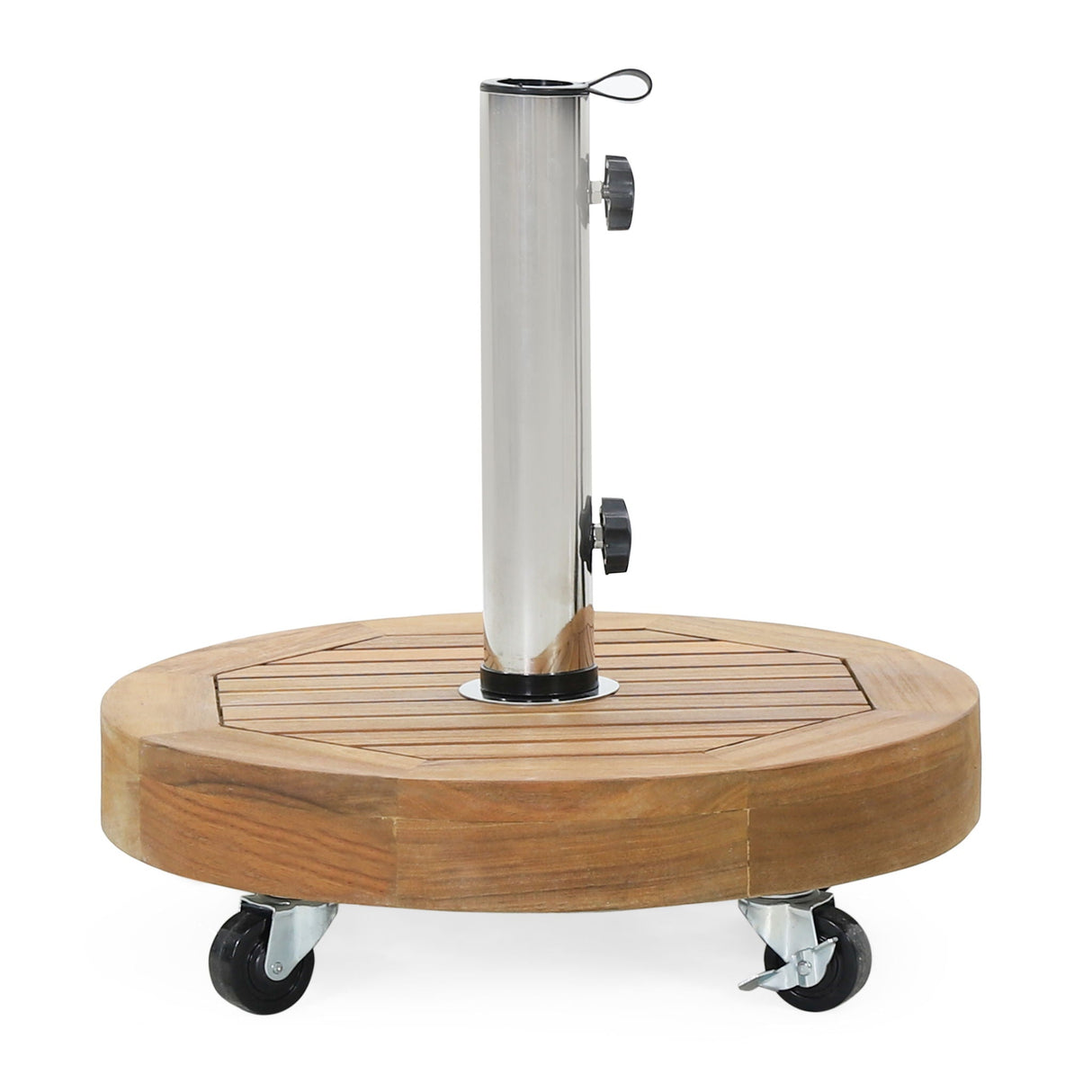 Ralph - Round Umbrella Base - Teak
