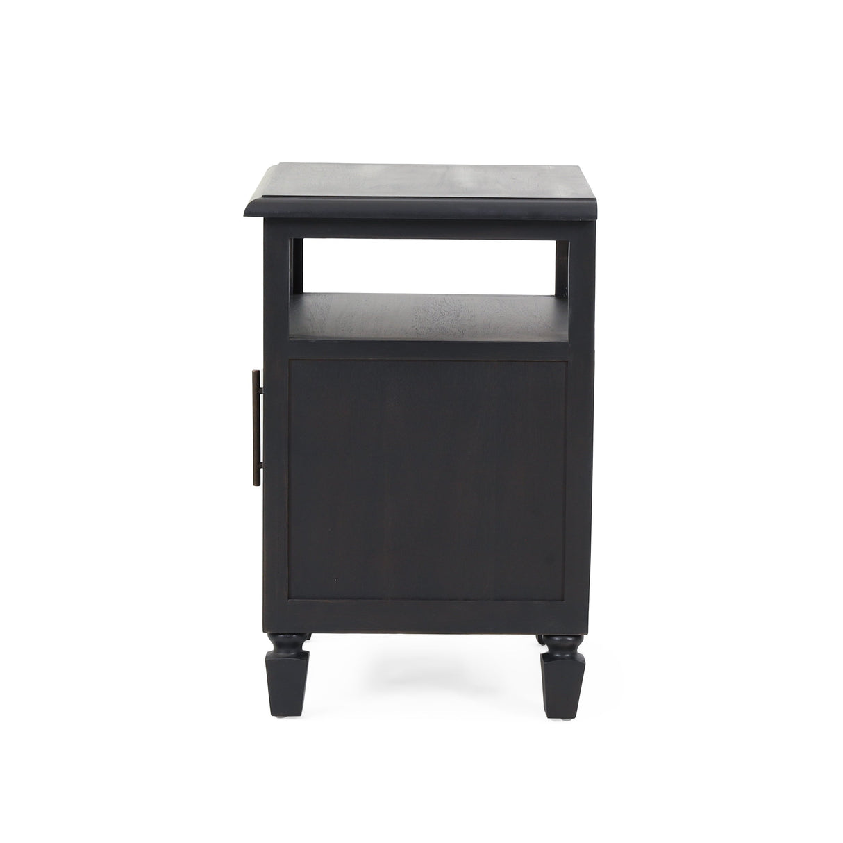 Black Classic Nightstand