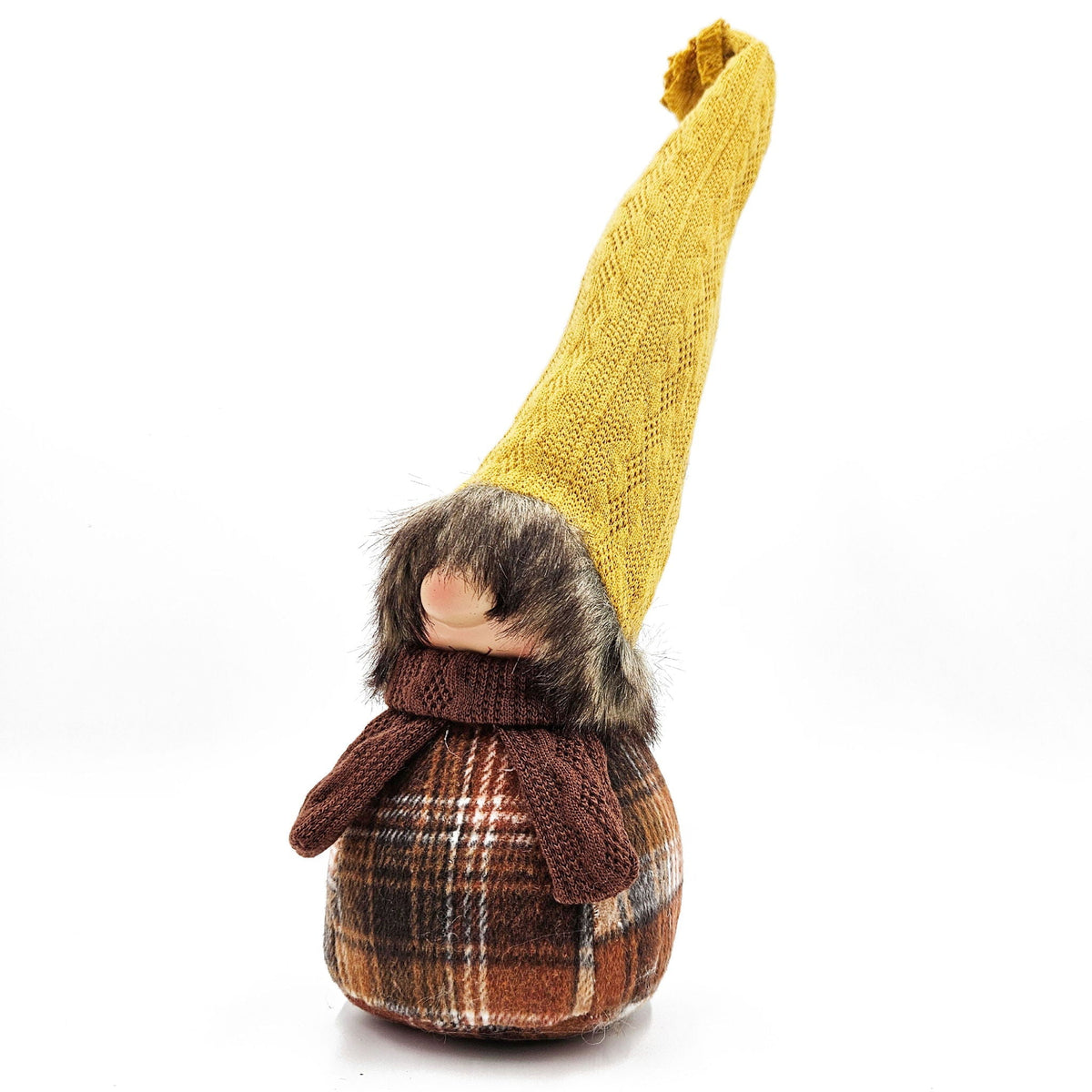 Gnomes Decorations, For Fall Thanksgiving Table Decorations (Set of 2) - Brown / Yellow