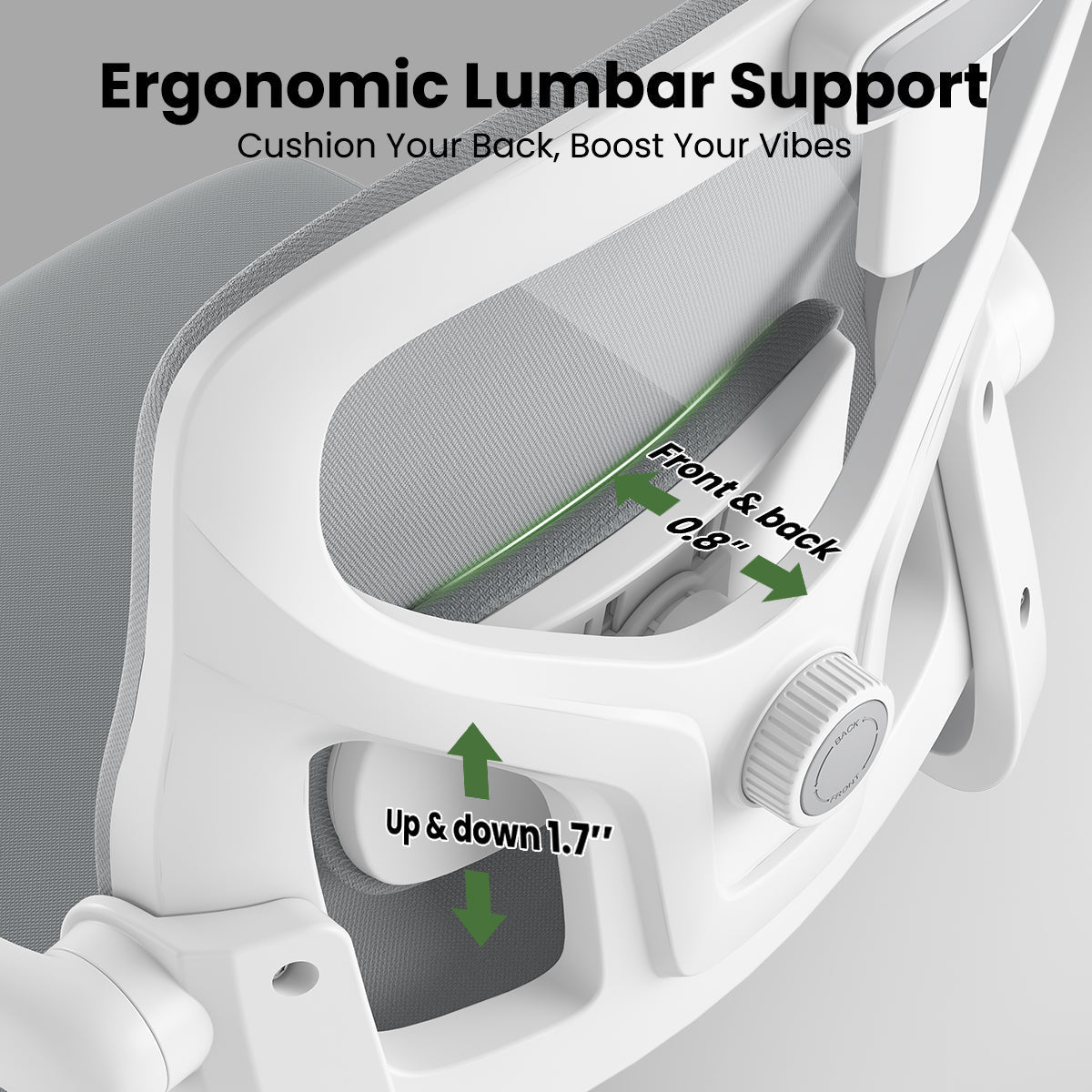 Ergonomic Office Chair with Headrest and Lumbar Support